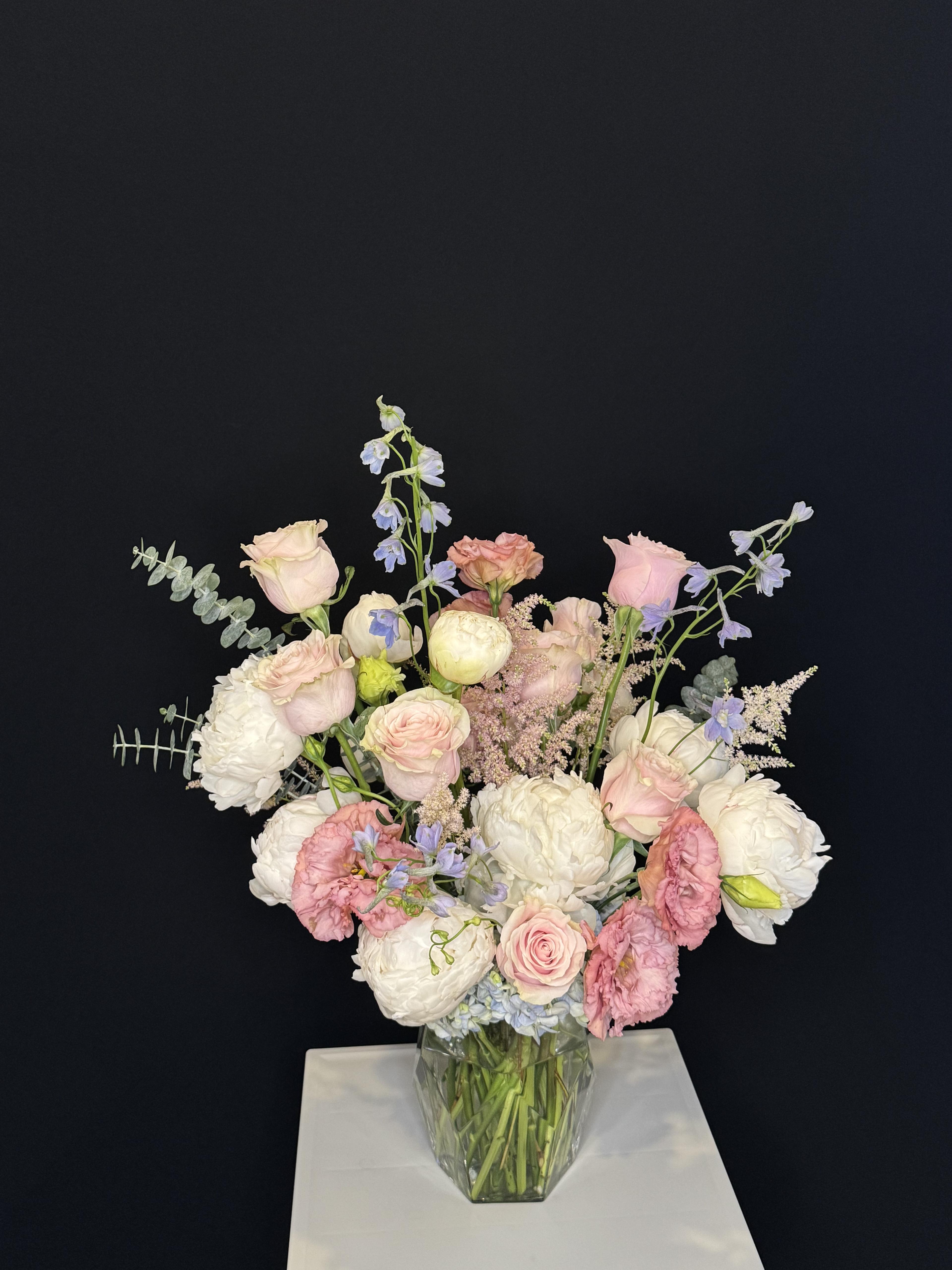 Velvet White Peonies